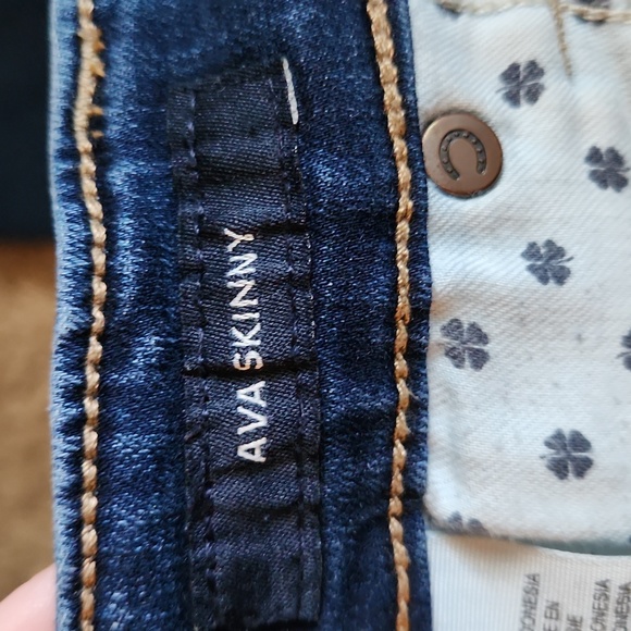 Lucky Brand Ava Skinny Dark Denim Jeans - Picture 6 of 10